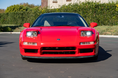 1991 Acura NSX in Formula Red over Ivory