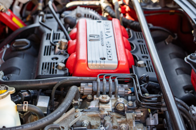 1991 Acura NSX in Formula Red over Ivory