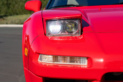 1991 Acura NSX in Formula Red over Ivory