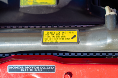 1991 Acura NSX in Formula Red over Ivory