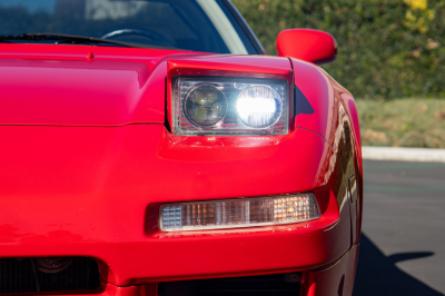1991 Acura NSX in Formula Red over Ivory