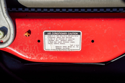 1991 Acura NSX in Formula Red over Ivory