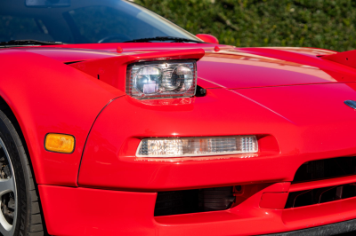 1991 Acura NSX in Formula Red over Ivory