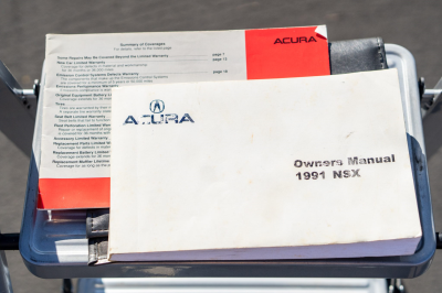 1991 Acura NSX in Formula Red over Ivory
