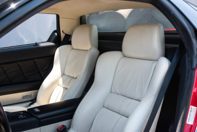 1991 Acura NSX in Formula Red over Ivory