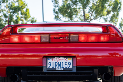 1991 Acura NSX in Formula Red over Ivory