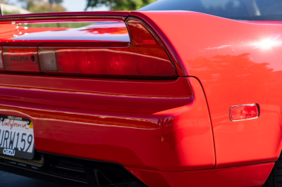 1991 Acura NSX in Formula Red over Ivory