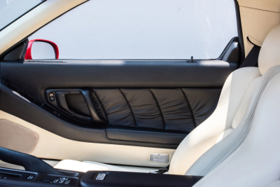 1991 Acura NSX in Formula Red over Ivory