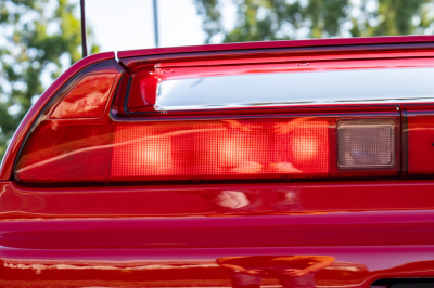 1991 Acura NSX in Formula Red over Ivory