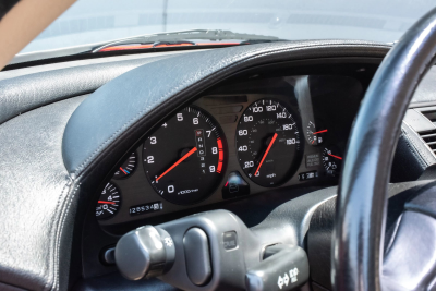 1991 Acura NSX in Formula Red over Ivory