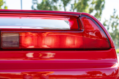 1991 Acura NSX in Formula Red over Ivory