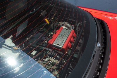 1991 Acura NSX in Formula Red over Ivory