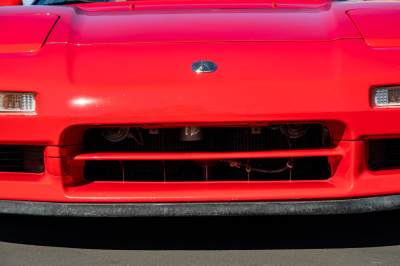 1991 Acura NSX in Formula Red over Ivory