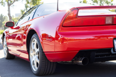 1991 Acura NSX in Formula Red over Ivory