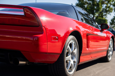 1991 Acura NSX in Formula Red over Ivory