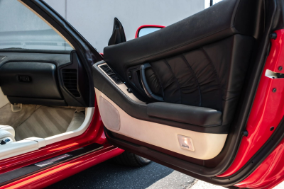 1991 Acura NSX in Formula Red over Ivory