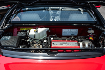 1991 Acura NSX in Formula Red over Ivory