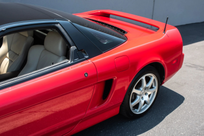 1991 Acura NSX in Formula Red over Ivory