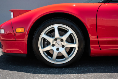 1991 Acura NSX in Formula Red over Ivory