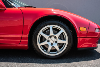 1991 Acura NSX in Formula Red over Ivory