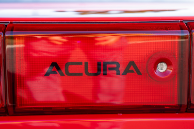 1991 Acura NSX in Formula Red over Ivory