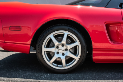 1991 Acura NSX in Formula Red over Ivory
