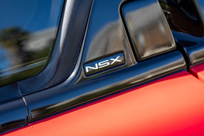 1991 Acura NSX in Formula Red over Ivory