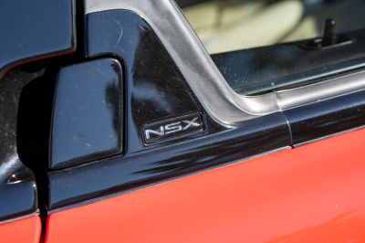 1991 Acura NSX in Formula Red over Ivory