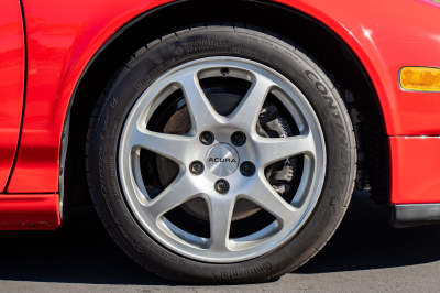 1991 Acura NSX in Formula Red over Ivory