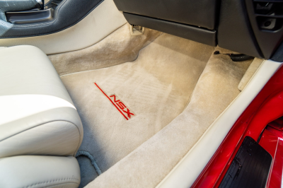 1991 Acura NSX in Formula Red over Ivory