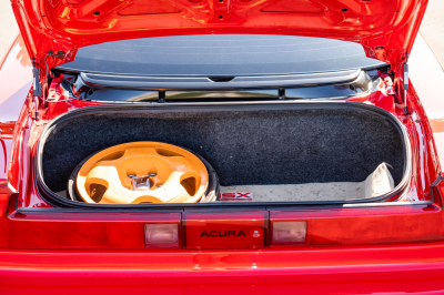 1991 Acura NSX in Formula Red over Ivory