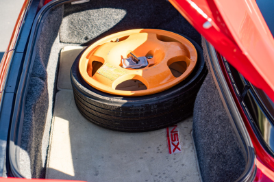 1991 Acura NSX in Formula Red over Ivory