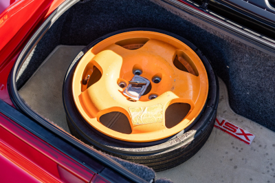 1991 Acura NSX in Formula Red over Ivory