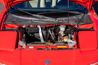 1991 Acura NSX in Formula Red over Ivory