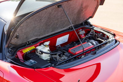 1991 Acura NSX in Formula Red over Ivory