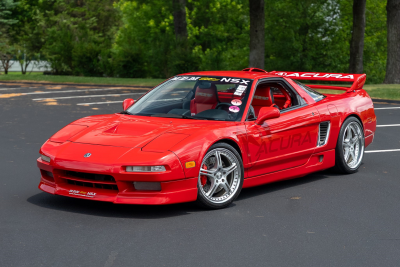 1991 Acura NSX in Formula Red over Black