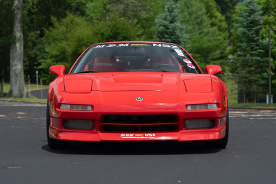 1991 Acura NSX in Formula Red over Black