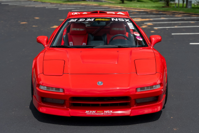 1991 Acura NSX in Formula Red over Black