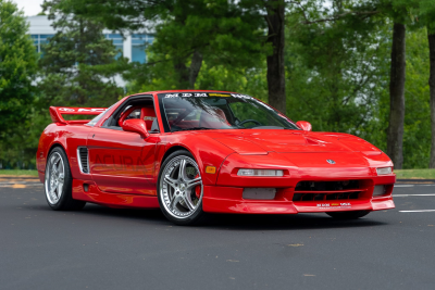 1991 Acura NSX in Formula Red over Black