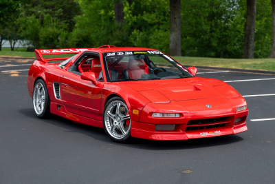 1991 Acura NSX in Formula Red over Black