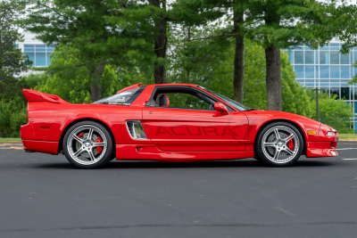 1991 Acura NSX in Formula Red over Black