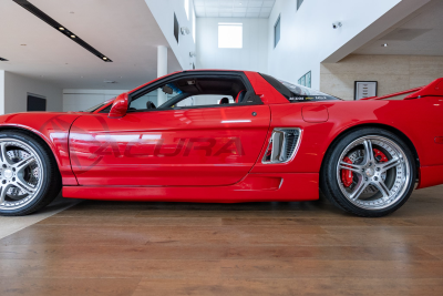 1991 Acura NSX in Formula Red over Black