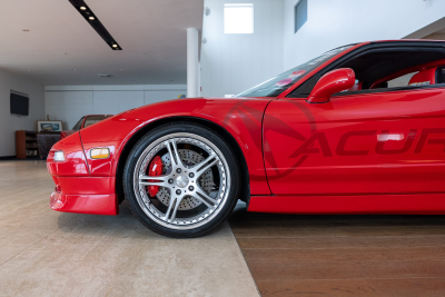 1991 Acura NSX in Formula Red over Black