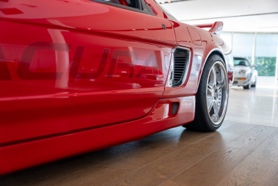 1991 Acura NSX in Formula Red over Black