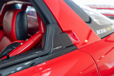 1991 Acura NSX in Formula Red over Black