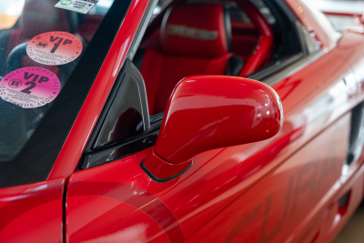 1991 Acura NSX in Formula Red over Black