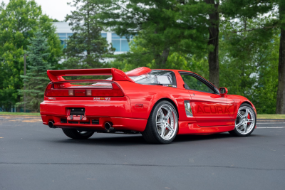 1991 Acura NSX in Formula Red over Black