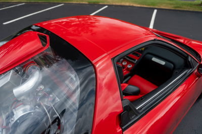 1991 Acura NSX in Formula Red over Black