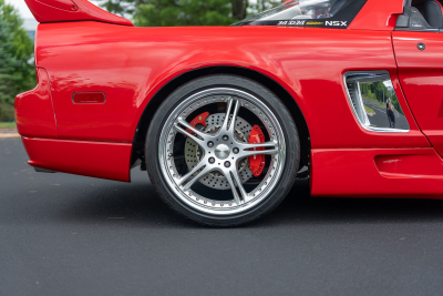 1991 Acura NSX in Formula Red over Black