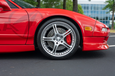 1991 Acura NSX in Formula Red over Black